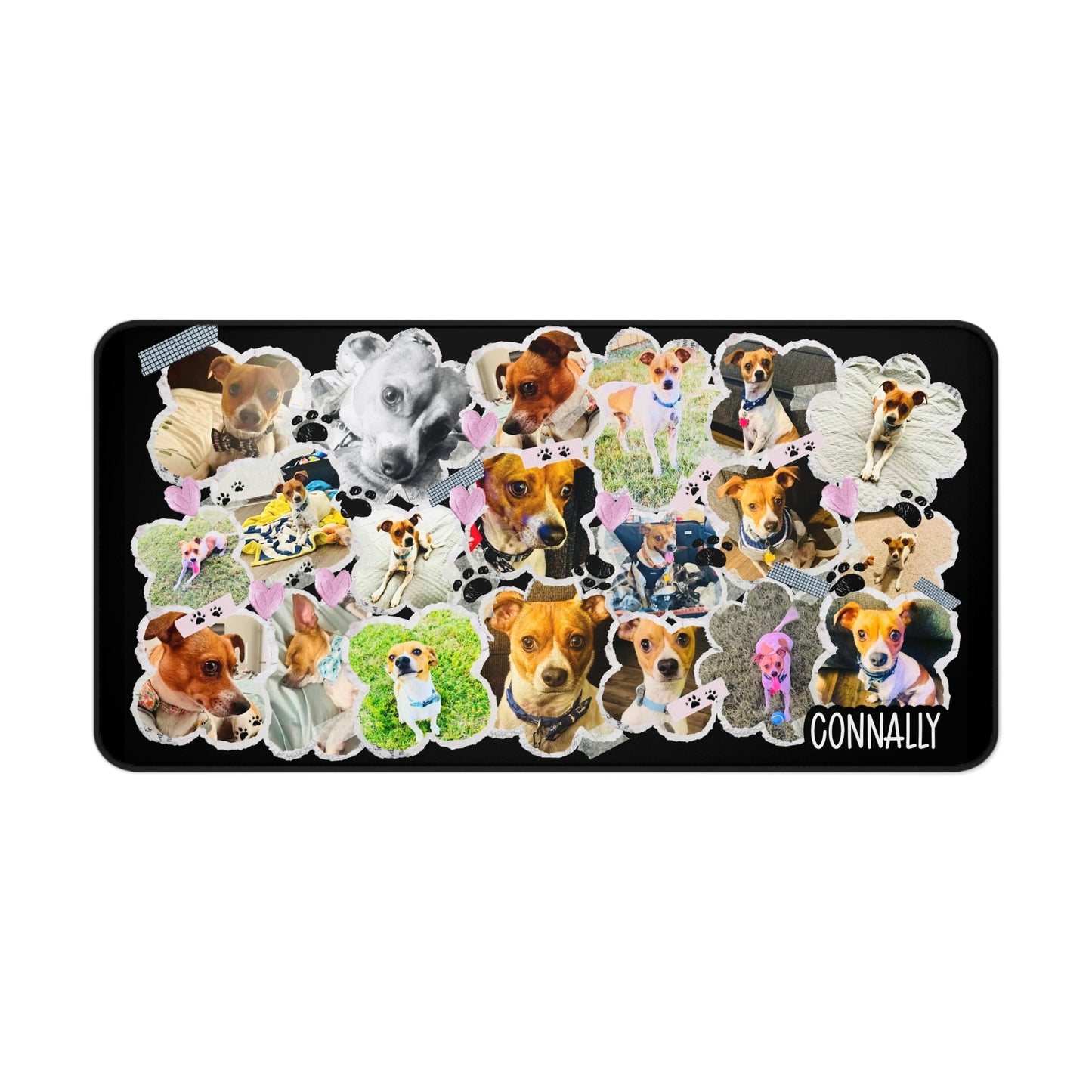 Custom Dog Desk Mat | Custom Pet Desk Mat | Personalized Dog Lover Gift | Upload your Dog or Pet’s Photos