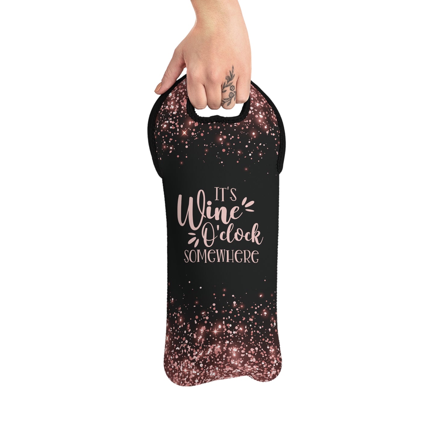 Cute Wine Tote Bag | Insulated Wine Bag