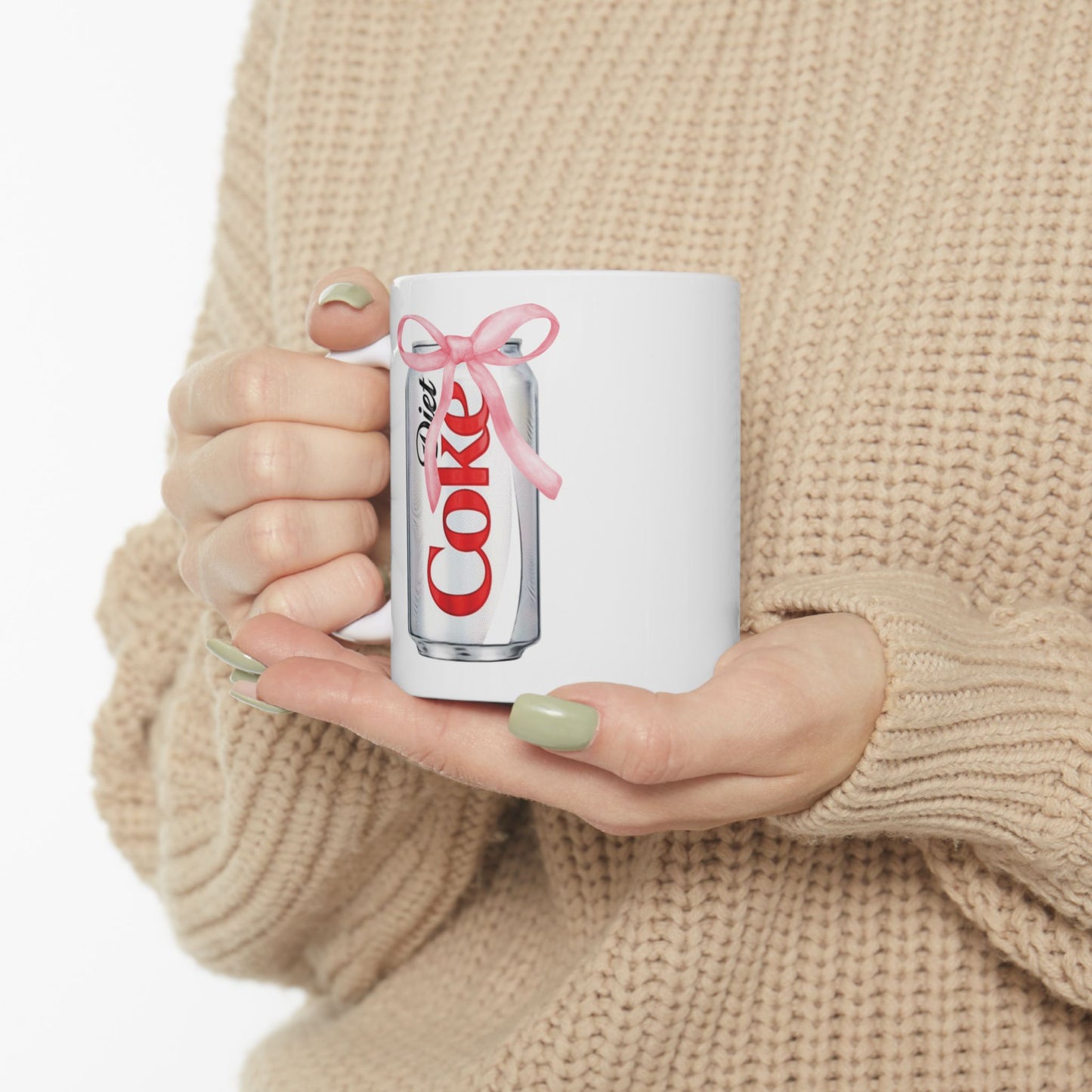 Diet Coke Coquette Ceramic Mug, (11oz)