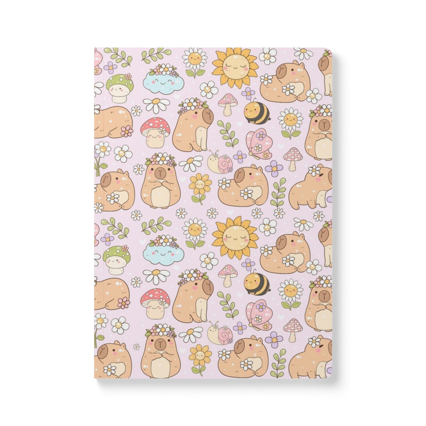 Add this bundle to your capybara desk mat order and get it for 60% off - includes pouch, notebook & lip balm keychain holder matching your desk mat design (original value $43 - 60% discount applied at checkout)