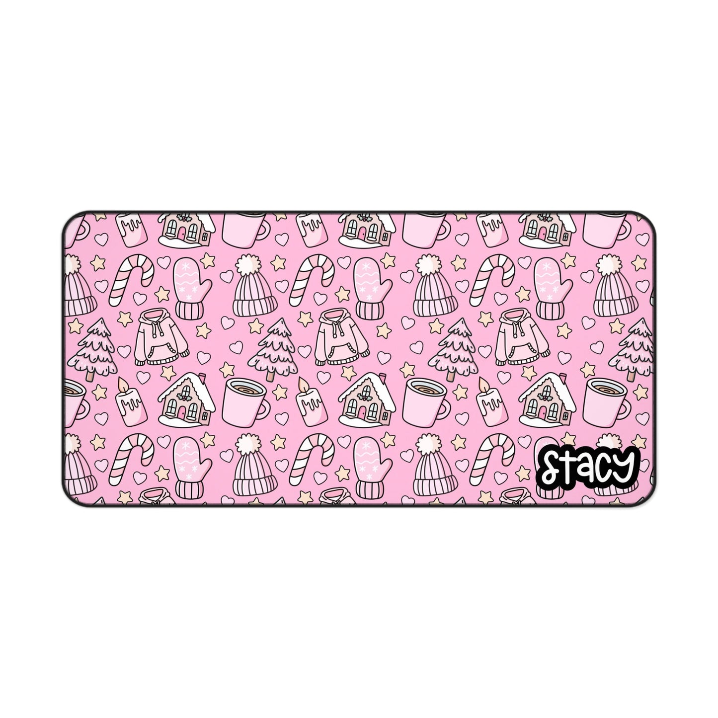 Cozy Desk Mat with Holiday Patterns