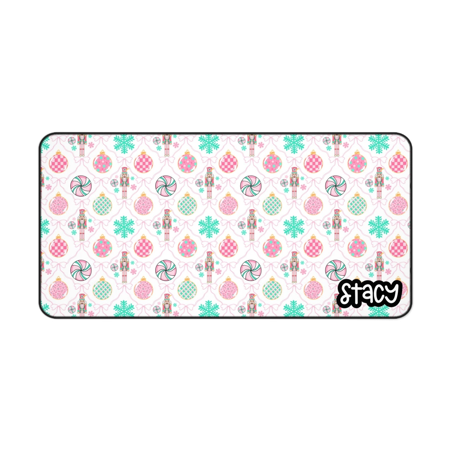 Coquette Nutcracker Desk Mat (white) - Stylish Mouse Pad for Home Office