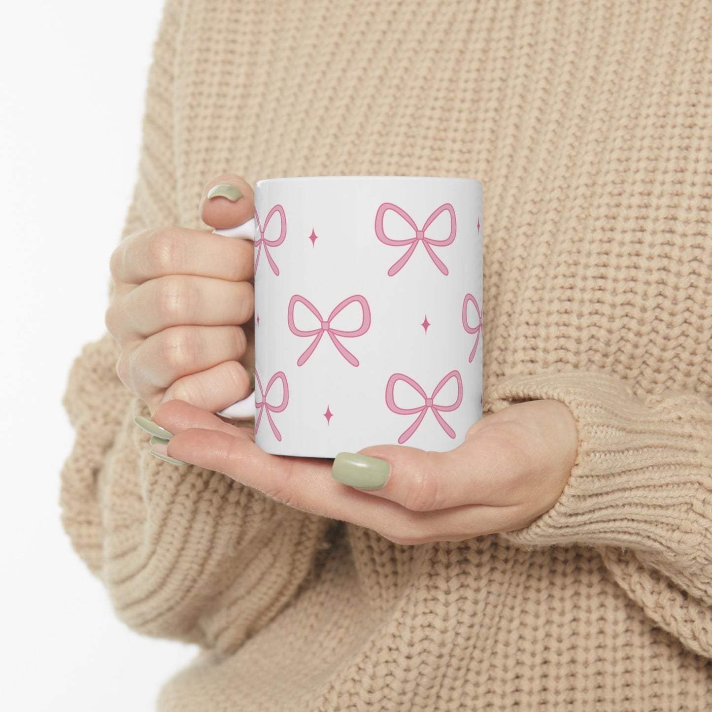 Coffee Mug (11oz) - Cute Coquette Bow