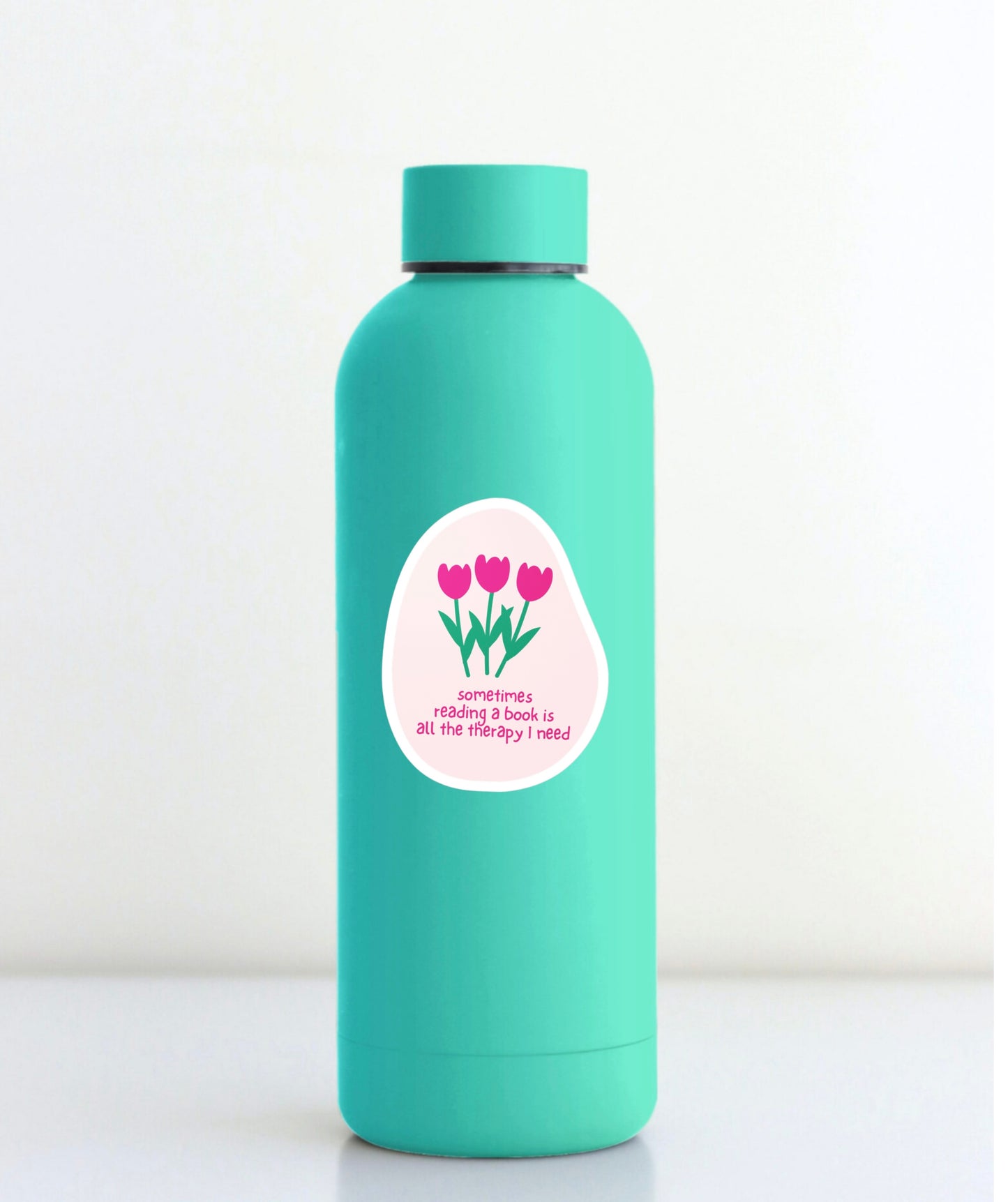 Book Therapy Sticker (water proof) 3”x4”