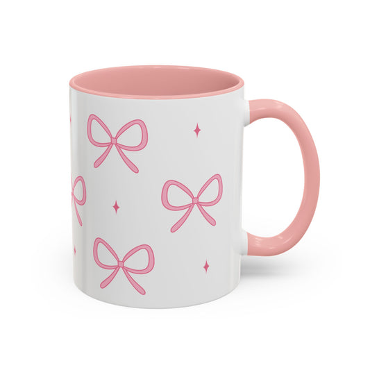 Coquette Pink Bow Coffee Mug (11oz)