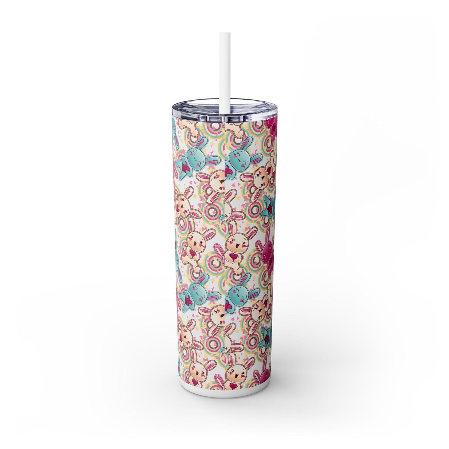 Personalized Skinny Tumbler with Straw, 20oz