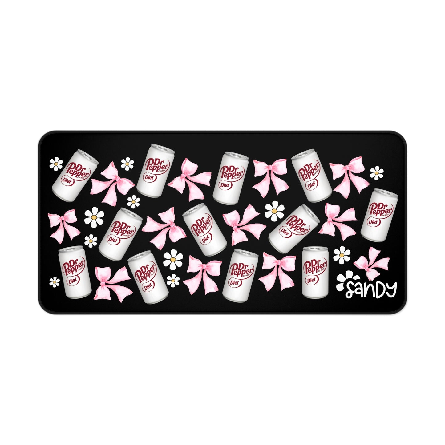 Diet Pepper Pattern Desk Mat — Personalized Diet Pepper Mousepad