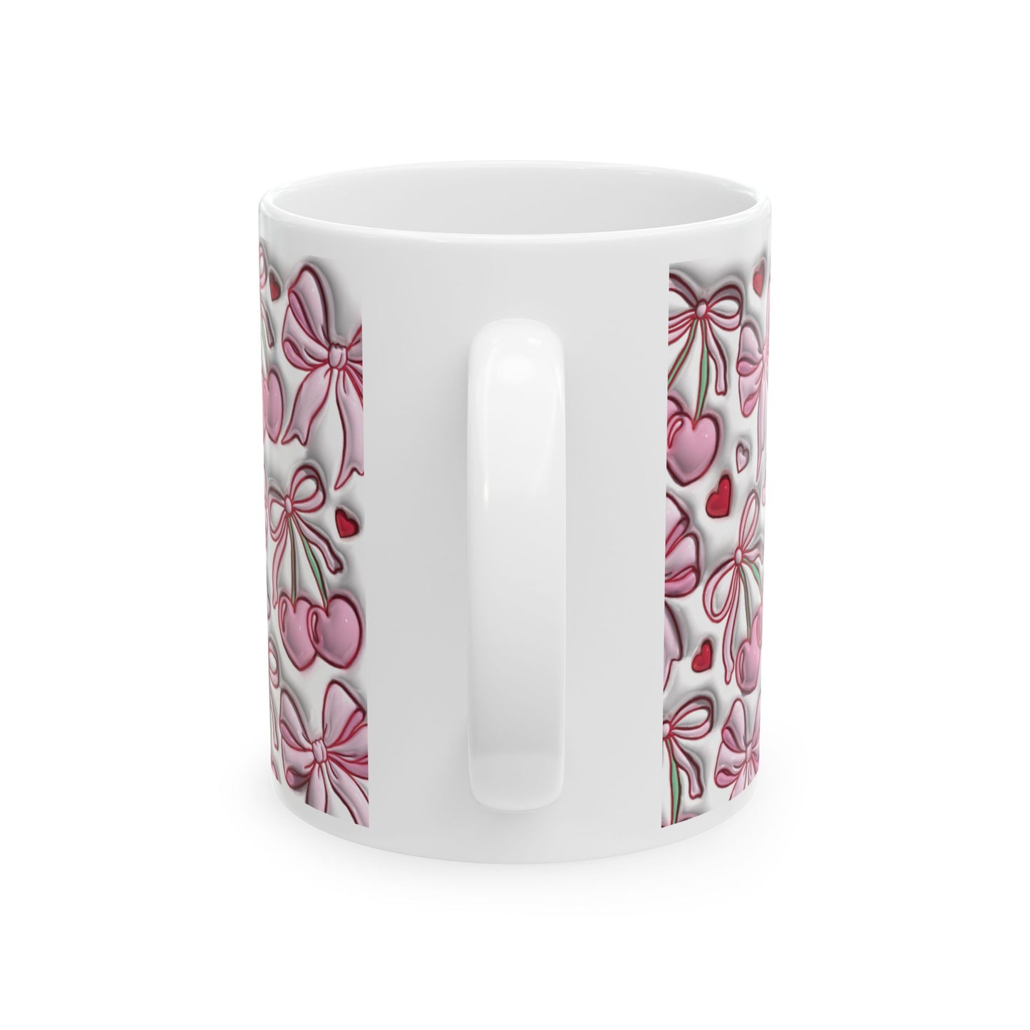 Coffee Mug (11oz) - Valentine’s Coquette Bows