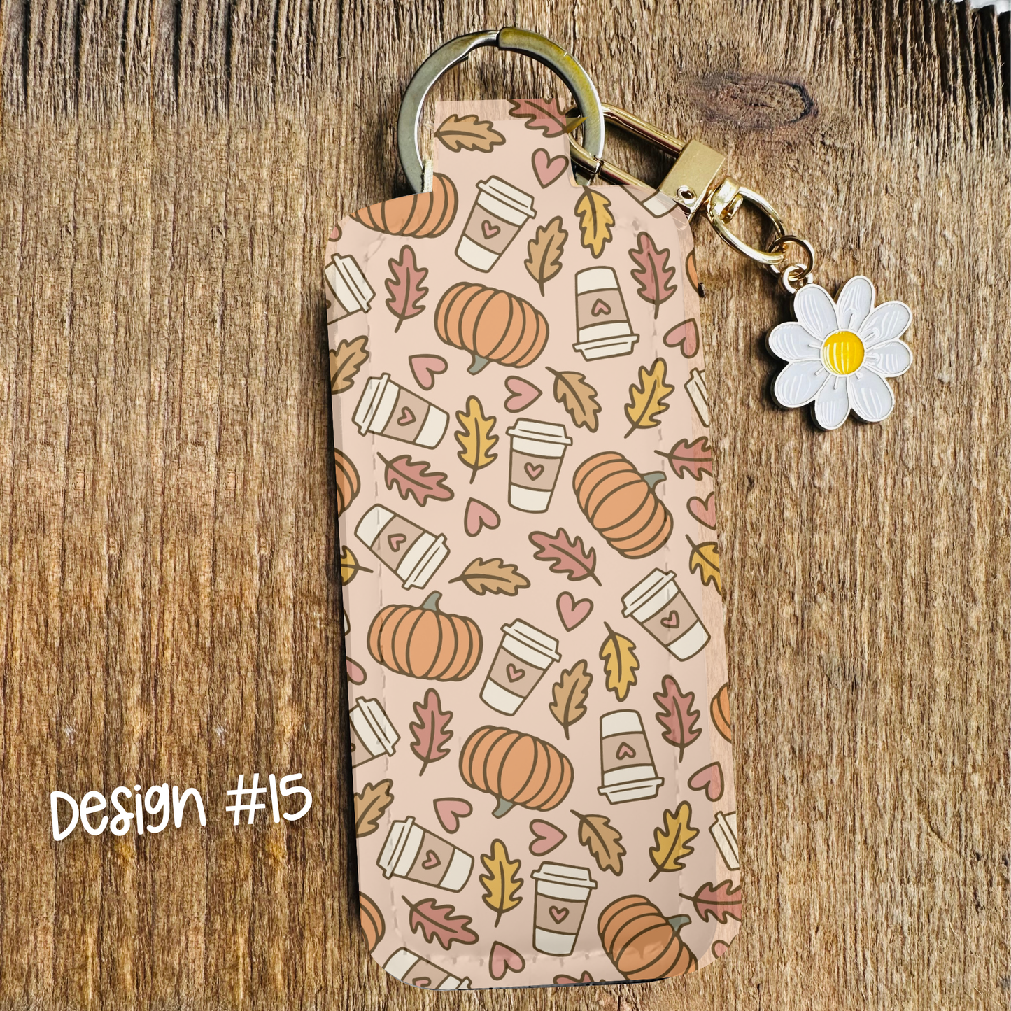 Lip Balm Keychain Holder with Free Lip Balm & Mystery Charms | Cute Bag Charm | Personalized Bag Charm - Free Shipping