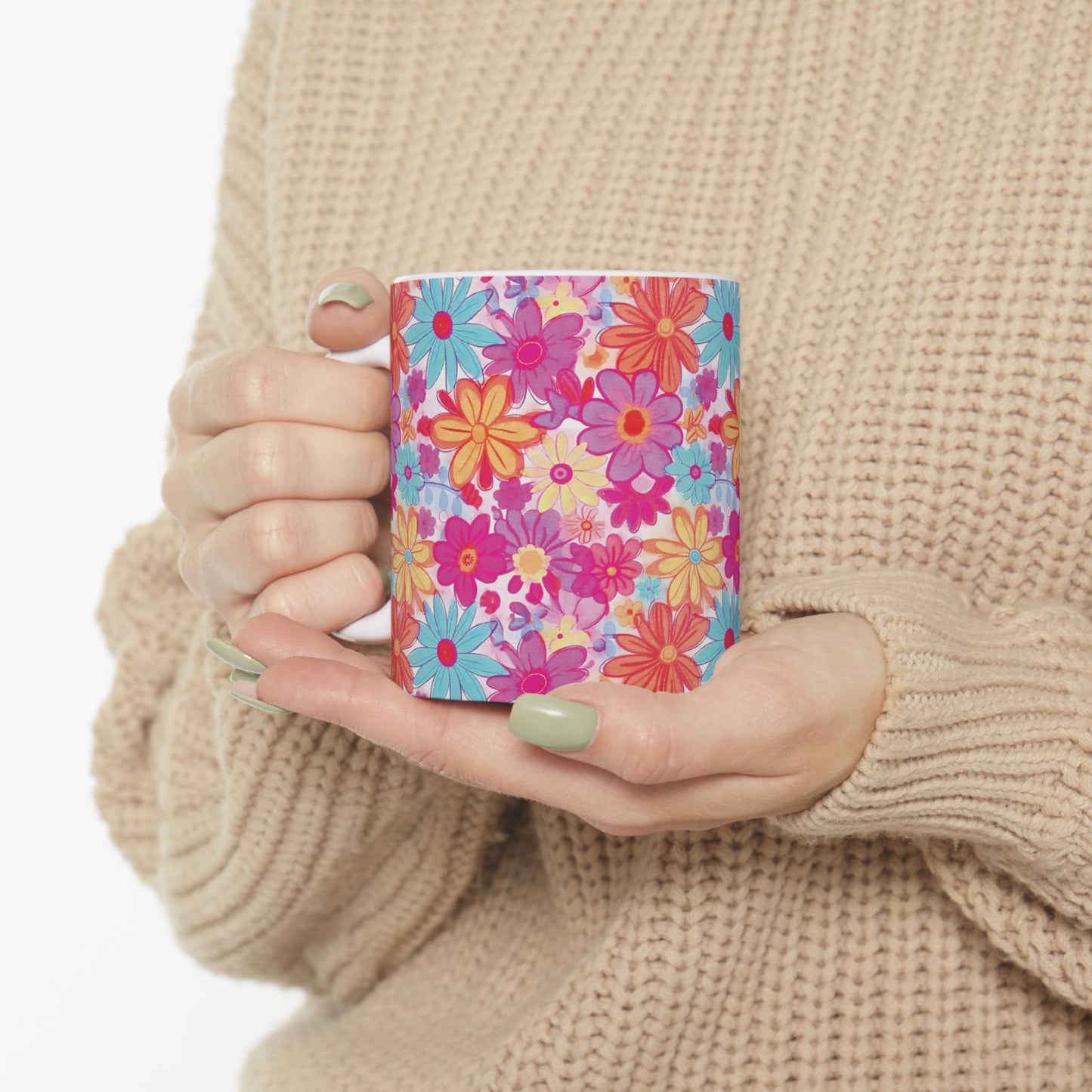 Cute Spring Flowers Coffee Mug (11oz)
