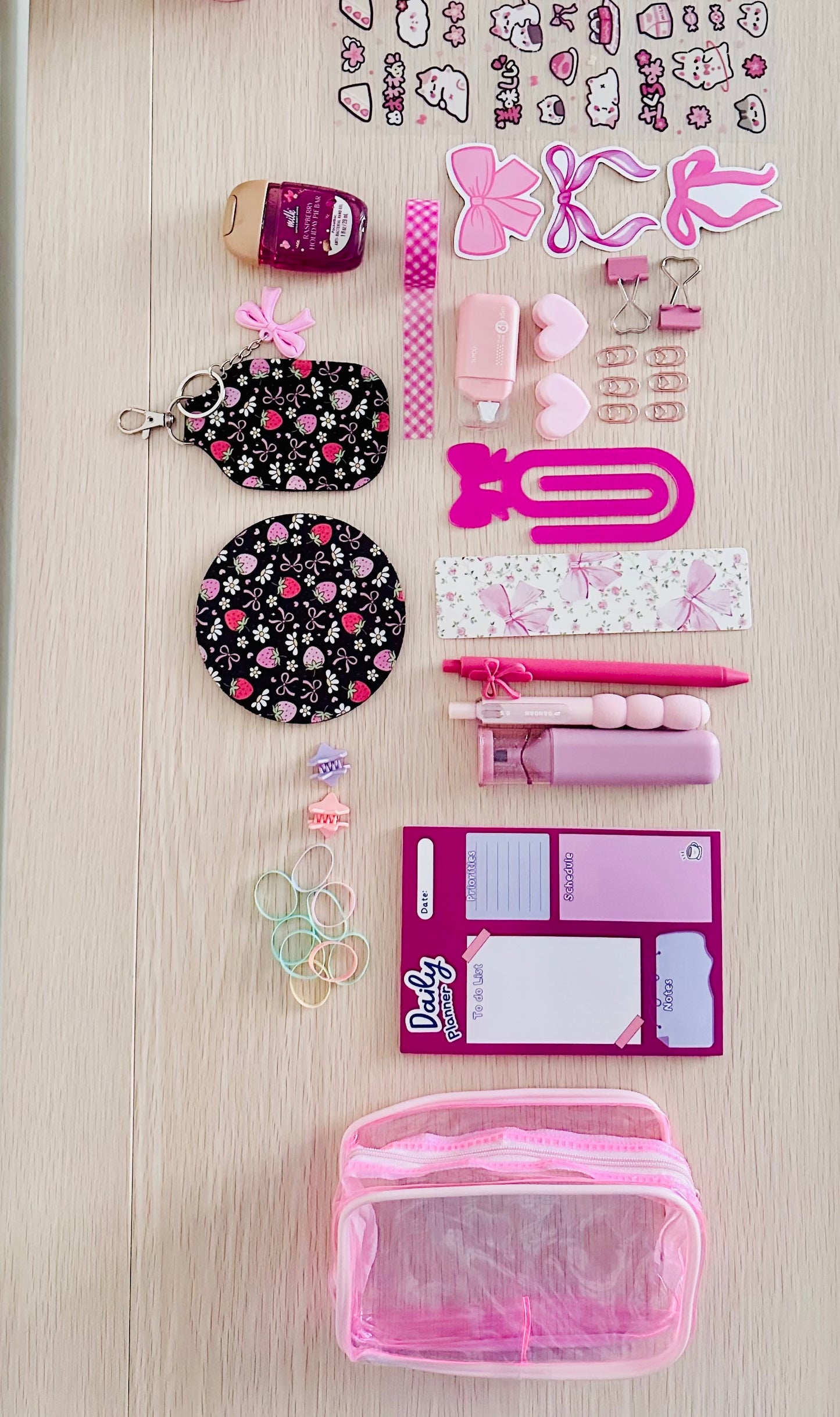 💝 Organized Babe Desk Kit Mystery Box — 27 Curated Items for a Cute Desk Glow‑Up | ADD TO DESK MAT ORDER GET 15% DISCOUNT