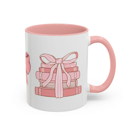 Coquette Booklover Pink Coffee Mug (11oz)