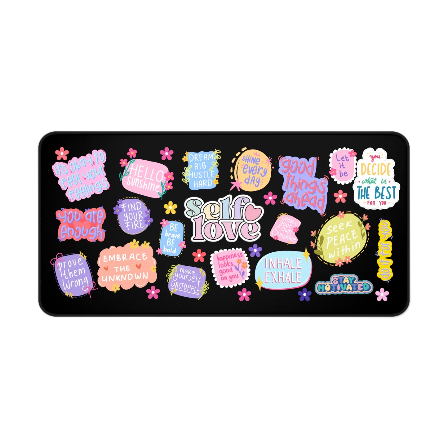 Self-Love Desk Mat | Mental Health Affirmations Desk Mat