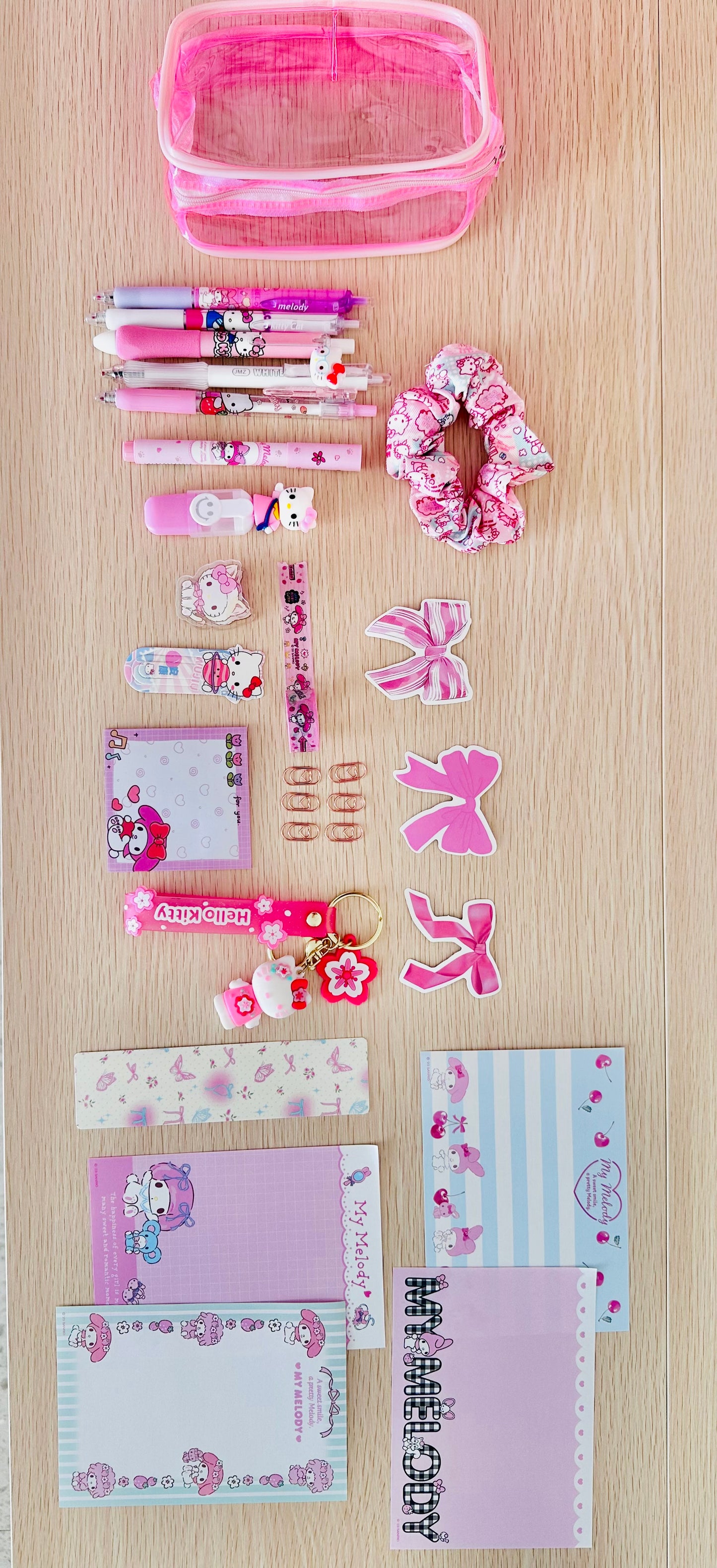 HK & Friends Mystery Stationery Box – Kawaii Surprise Bundle (Free Shipping) – ADD TO DESK MAT ORDER GET 15% DISCOUNT