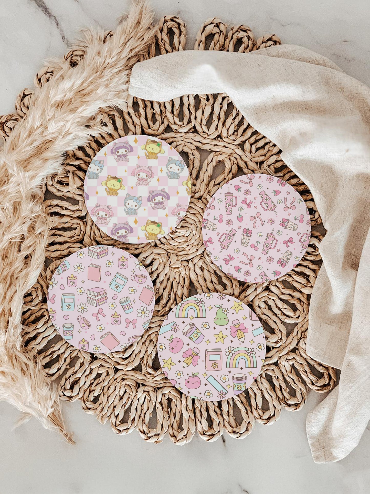 Cute Coasters - 100+ Designs Available
