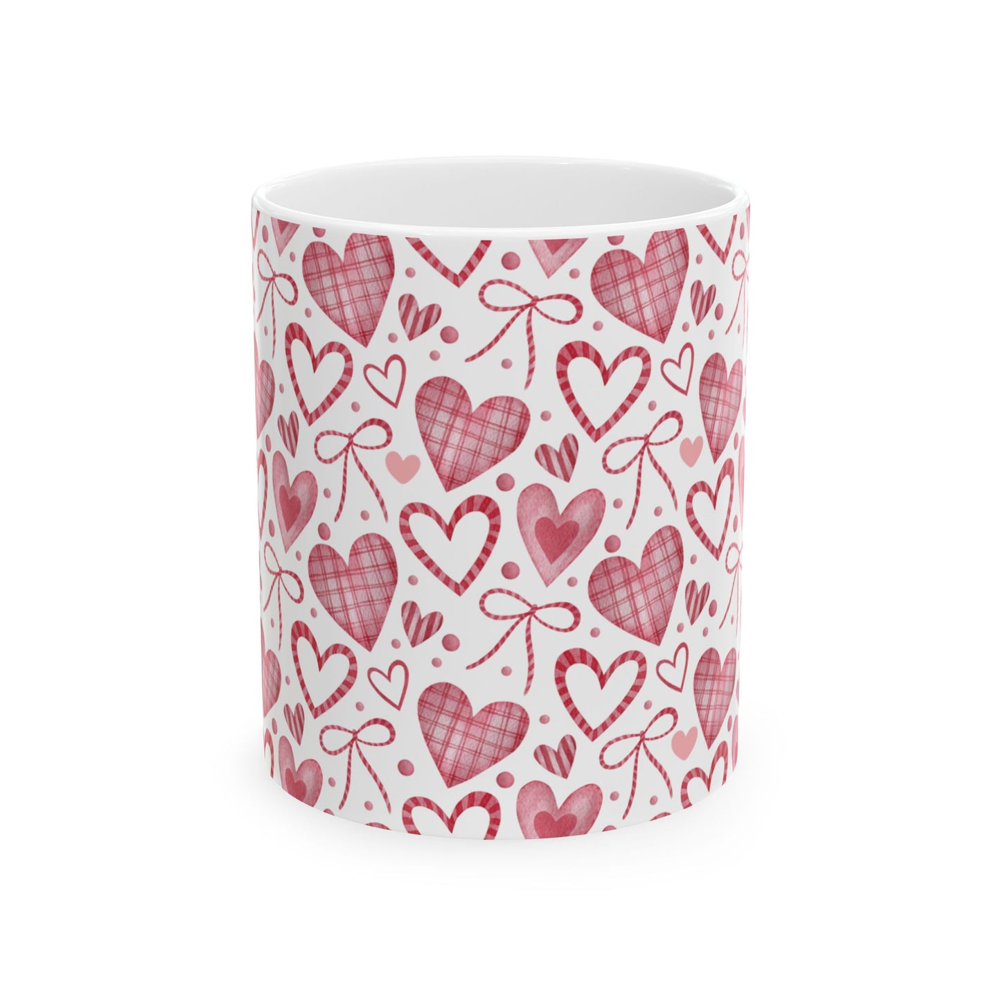 Coffee Mug (11oz) - Valentine’s Coquette Bows