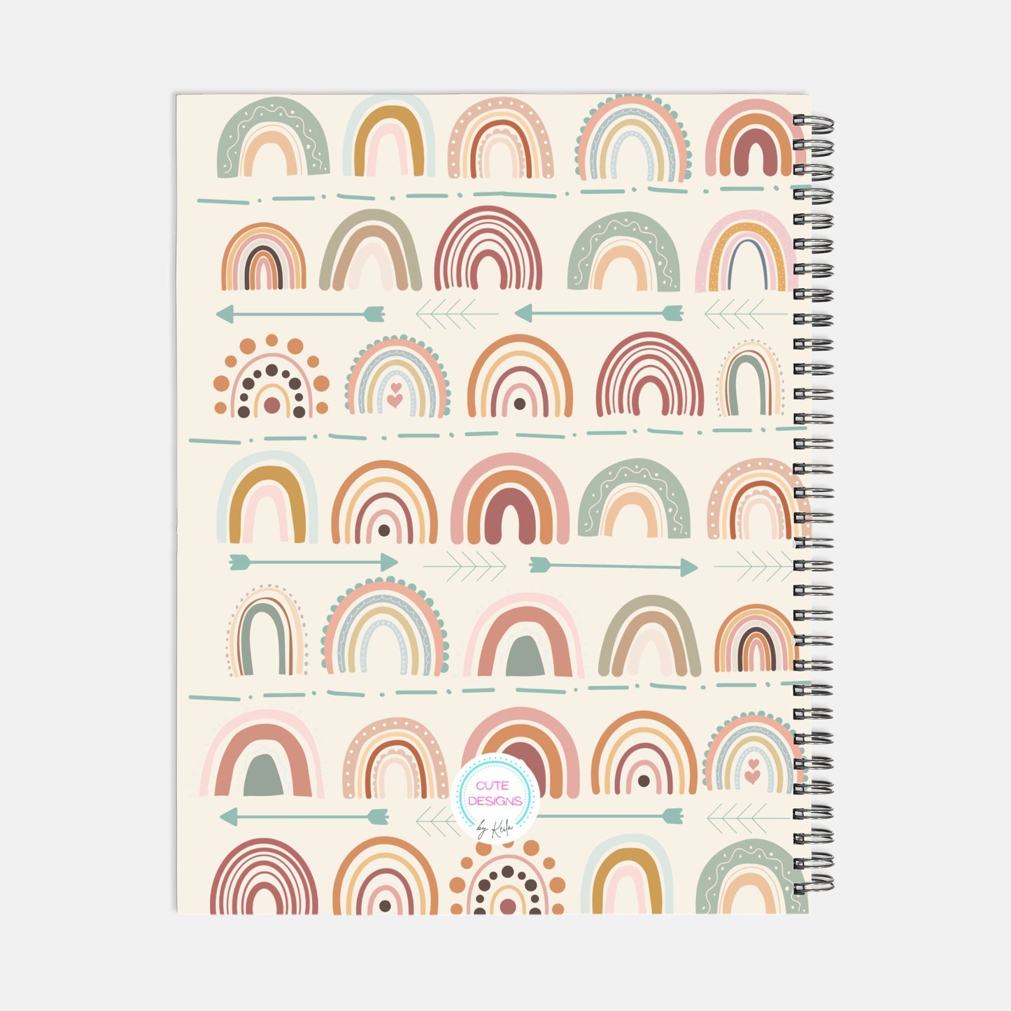 8.5 x 11 Personalized 2025 Planner Hardcover Spiral