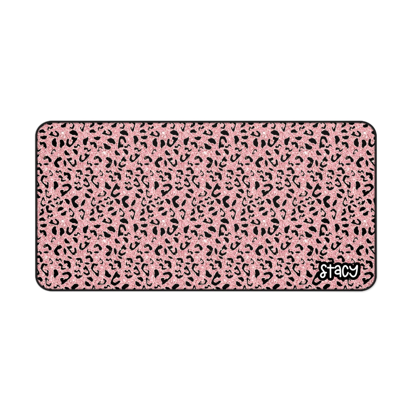 Chic Leopard Print Desk Mat | Stylish Workspace Decor, Mouse Pad, Office Accessories, Gift for Her, Home Office Decor