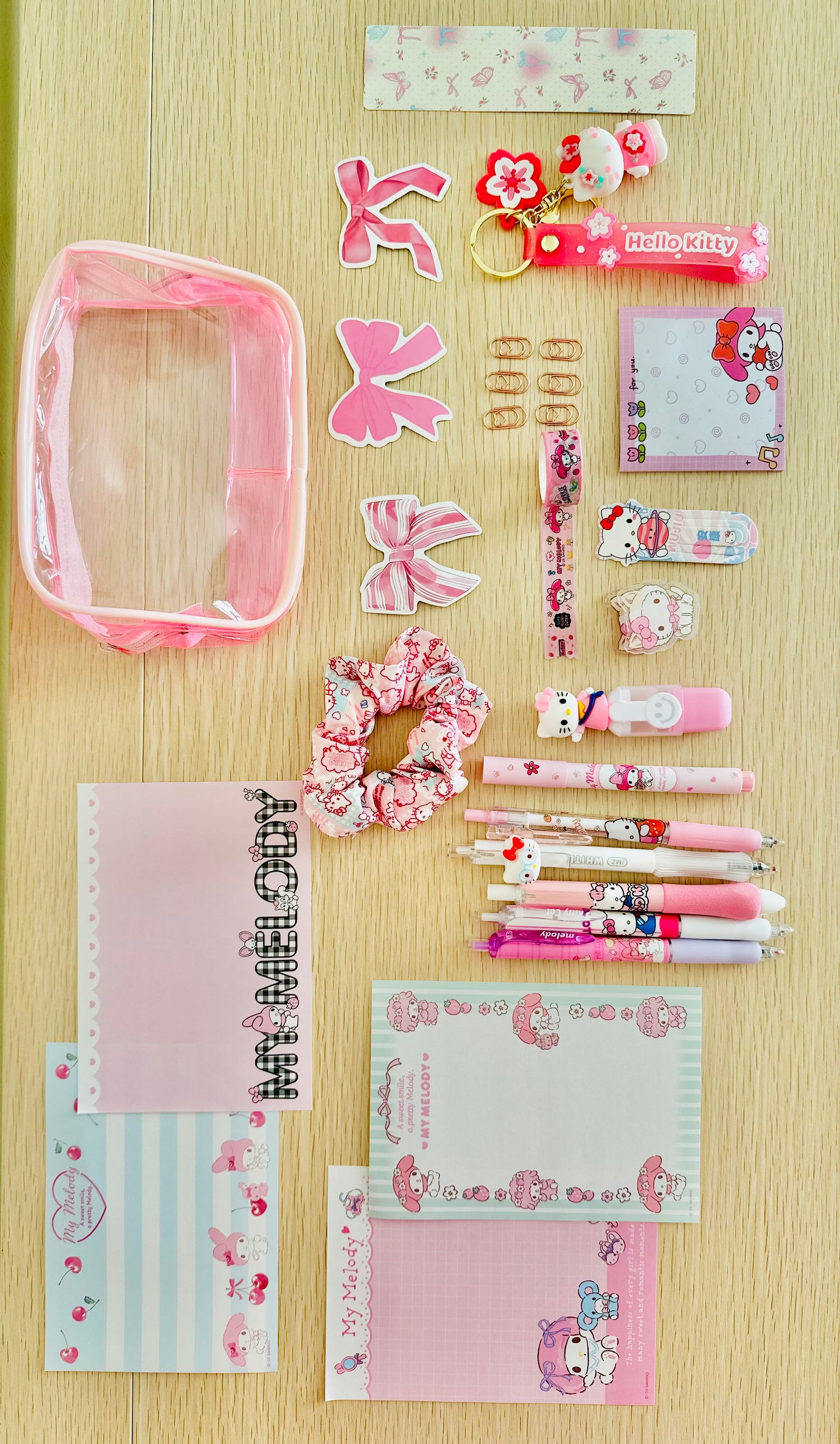 HK & Friends Mystery Stationery Box – Kawaii Surprise Bundle (Free Shipping) – ADD TO DESK MAT ORDER GET 15% DISCOUNT