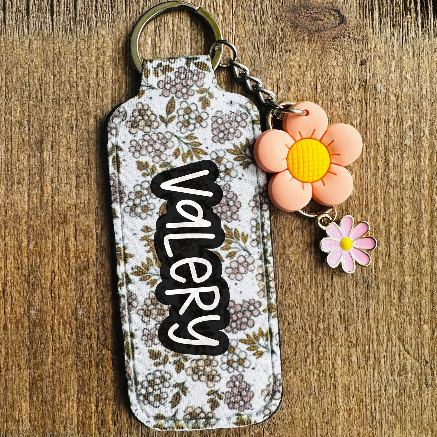Lip Balm Keychain Holder with Free Lip Balm & Mystery Charms | Cute Bag Charm | Personalized Bag Charm - Free Shipping