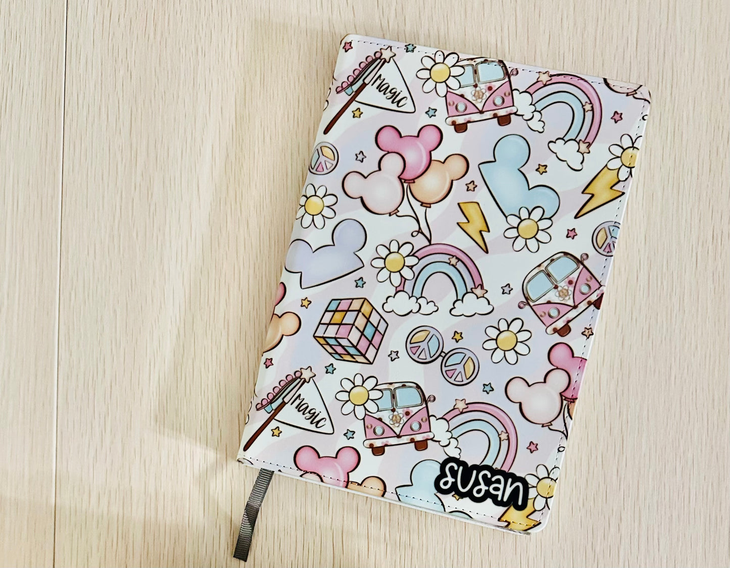 Add this Cute Faux Leather Journal to Your Desk Mat Order to Match Your Desk Mat Design| Ruled Line |190 pages
