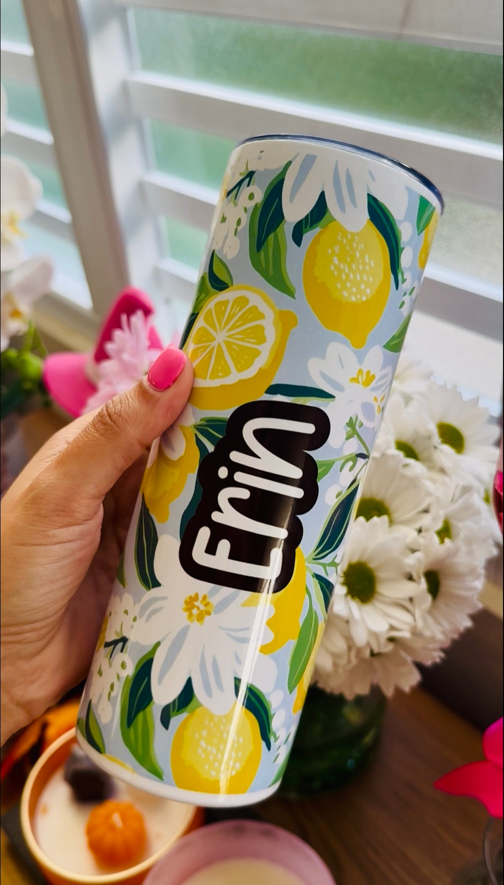 Cute 20oz Tumblers - Personalization option available!