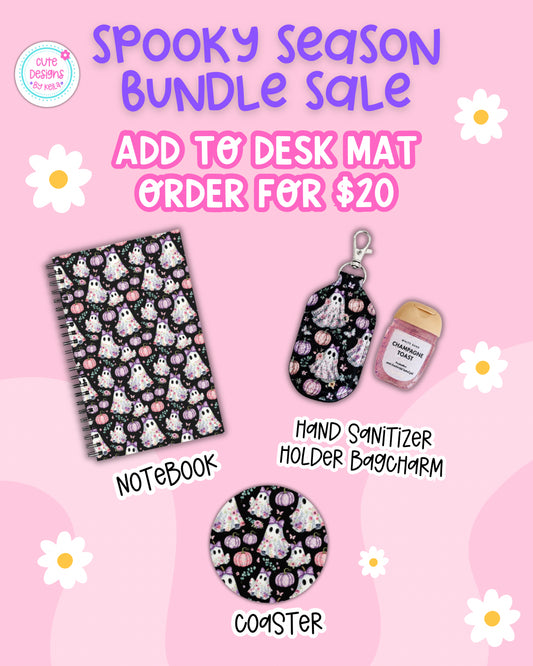 Spooky Season 3-item Matching Bundle Add-On | Desk Mat Accessories | Free Shipping (Copy)