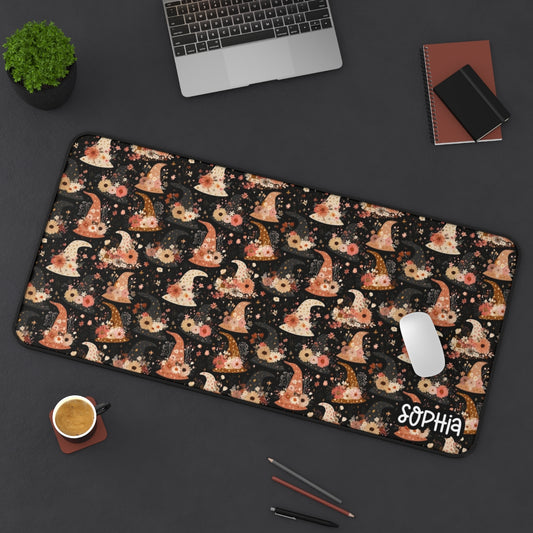 Witch Hat Desk Mat | Witchy Desk Mat | Halloween Desk Mat