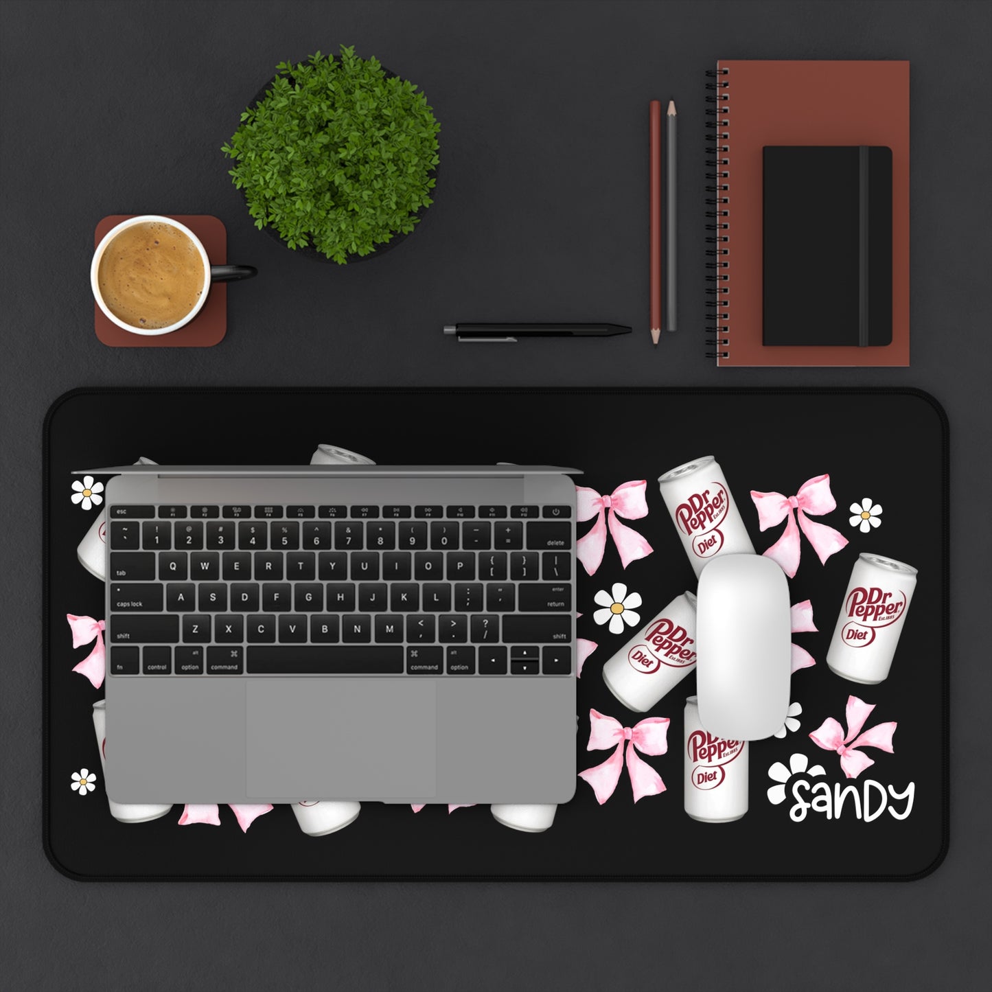 Diet Pepper Pattern Desk Mat — Personalized Diet Pepper Mousepad