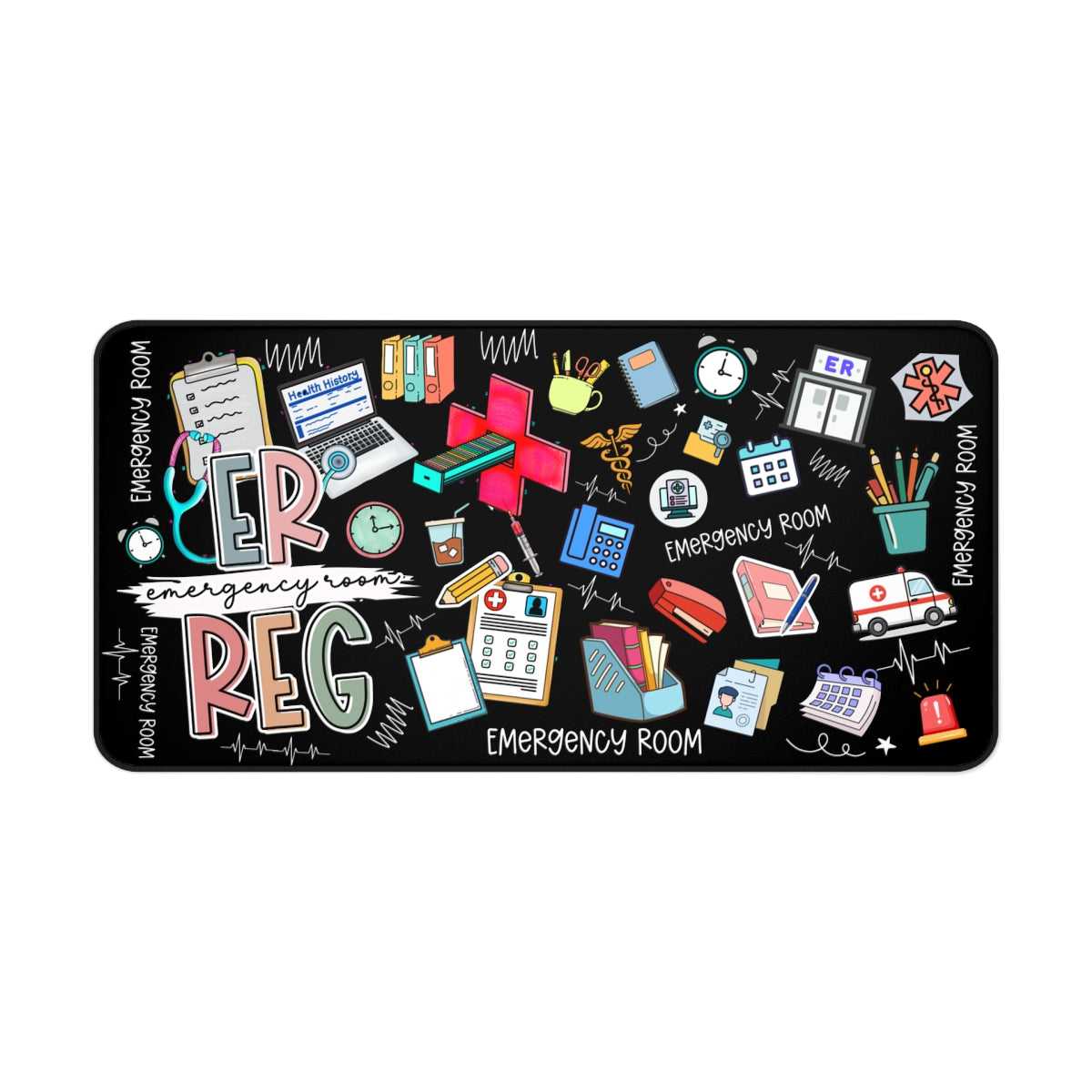 ER Reg Desk Mat – Emergency Room Registration Mouse Pad