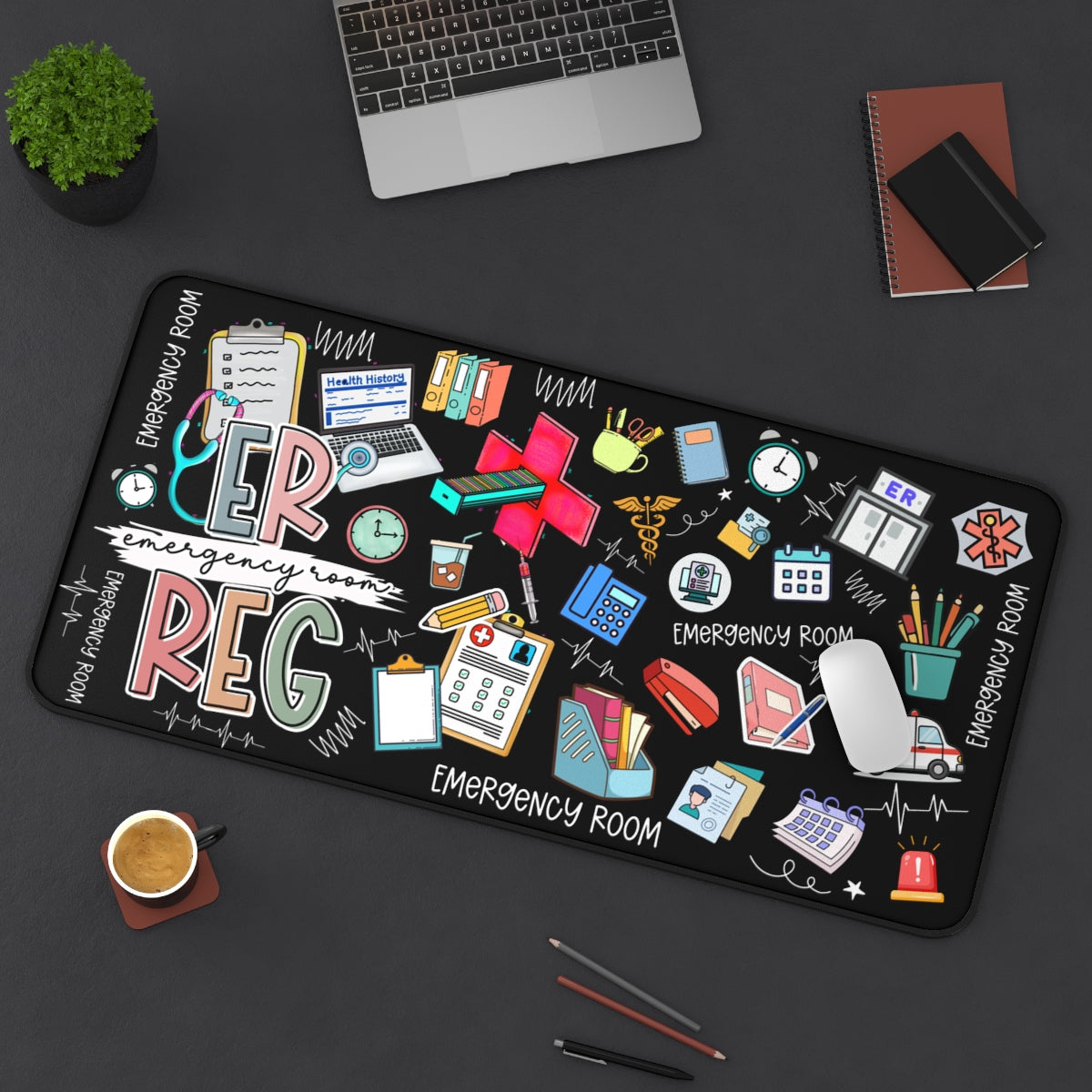 ER Reg Desk Mat – Emergency Room Registration Mouse Pad