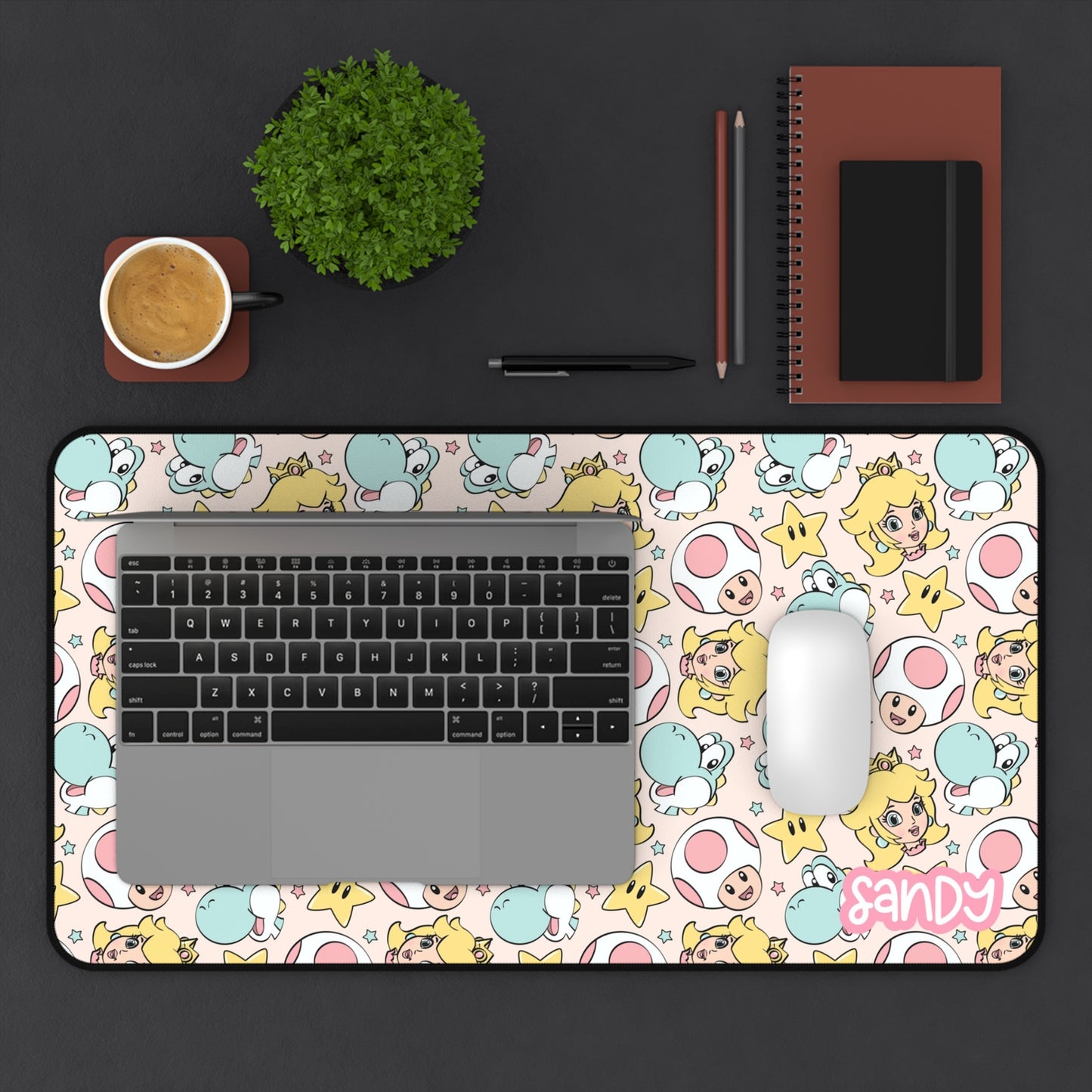 Kawaii Princess Desk Mat | Cute Kawaii Gaming Desk Mat