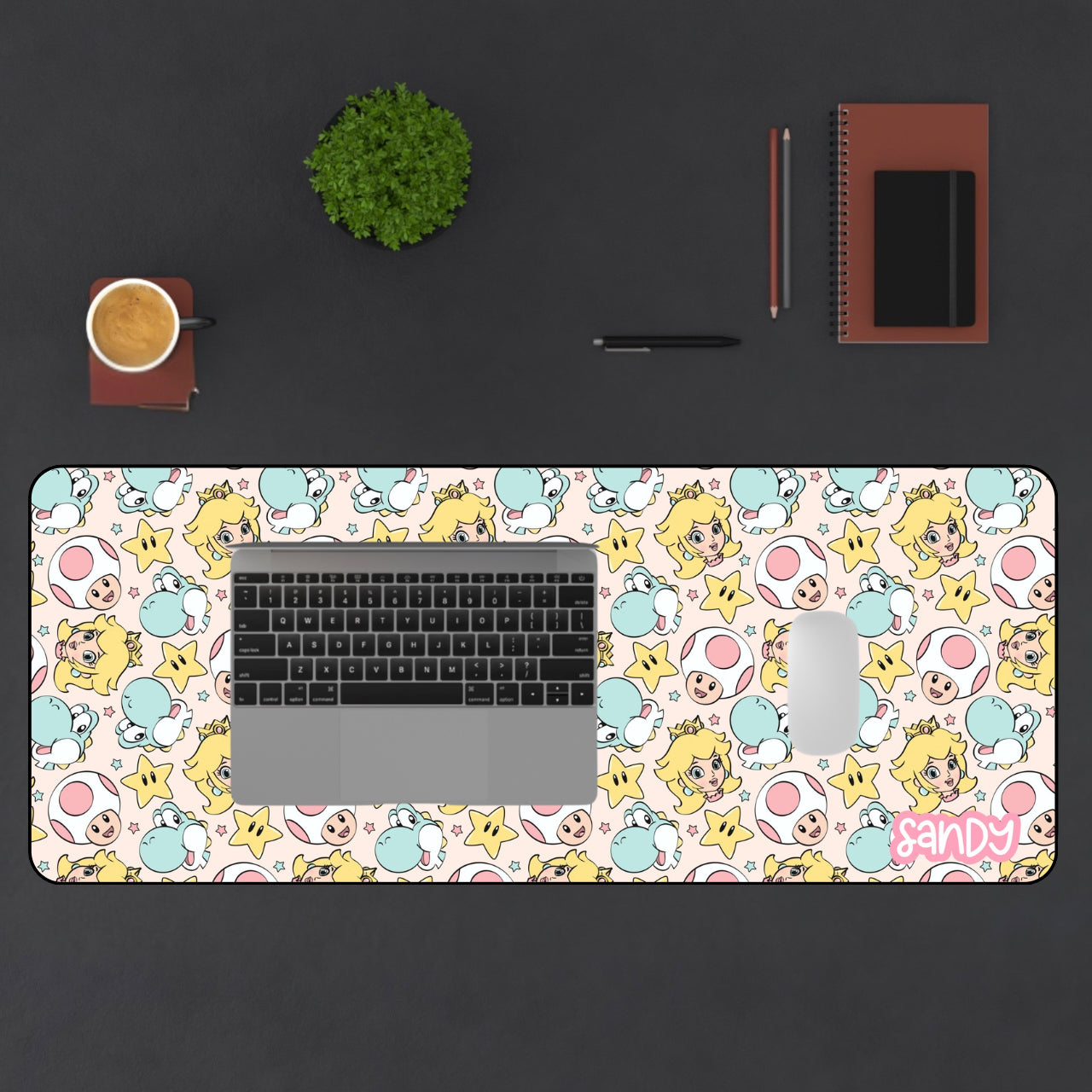 Kawaii Princess Desk Mat | Cute Kawaii Gaming Desk Mat
