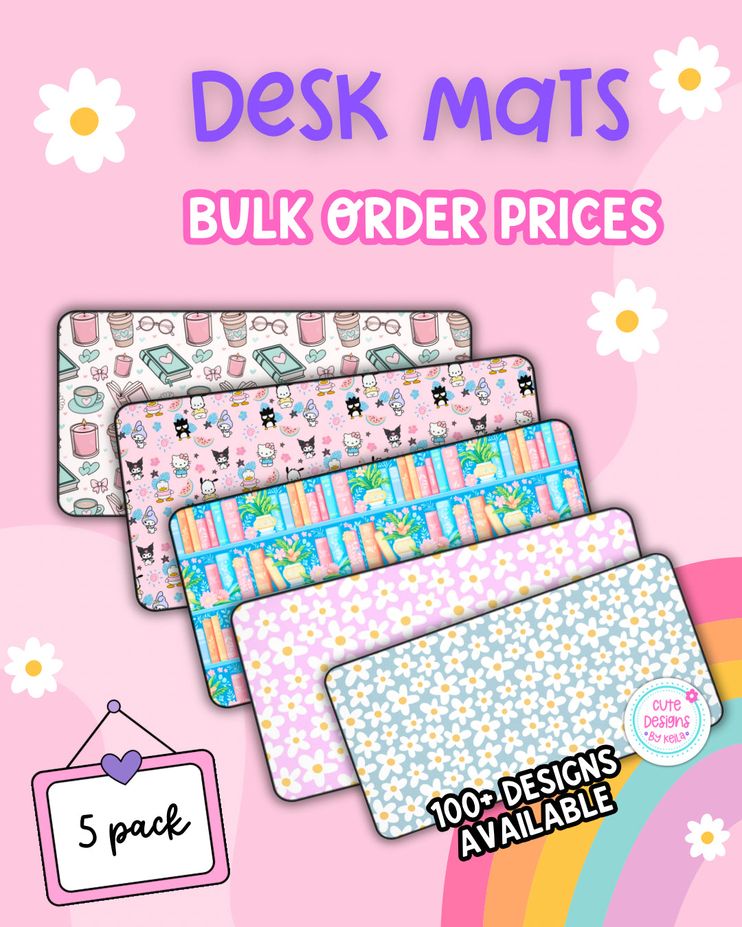 Desk Mats - 5 pack (free shipping)