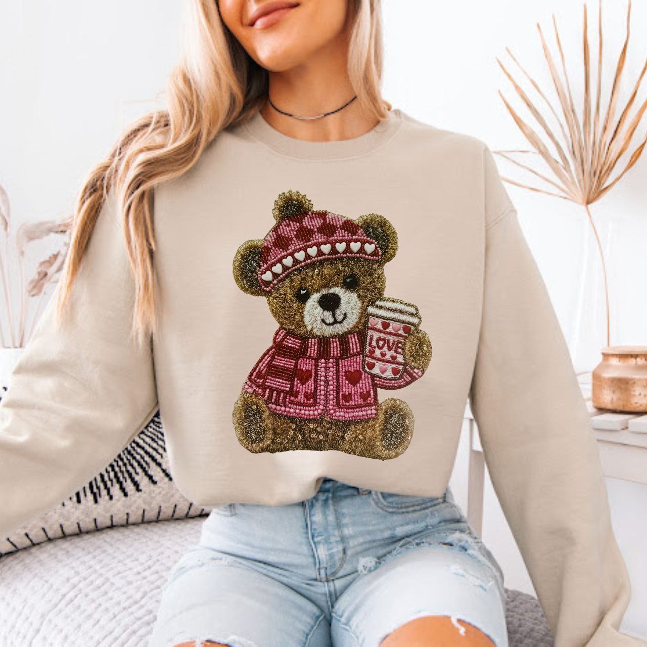 Cute Teddy Bear Sweatshirt