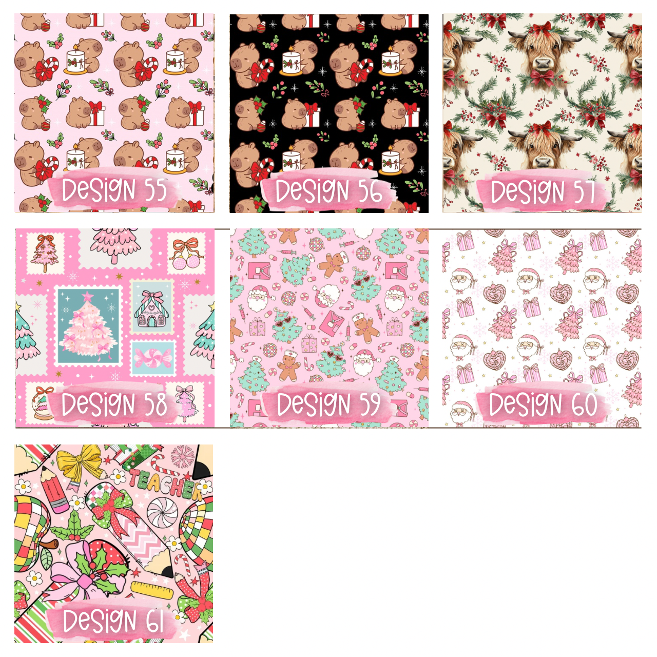 Cute Christmas Keychain Lip Balm Holder | Includes Free Lip Balm & Mystery Charms | Personalization Option Available