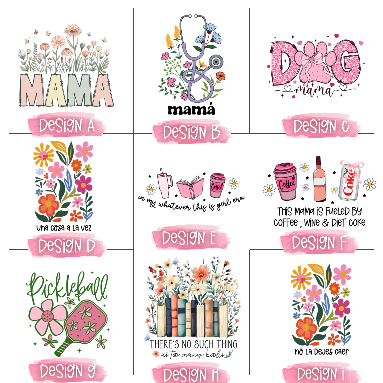 Cute Coasters - 100+ Designs Available