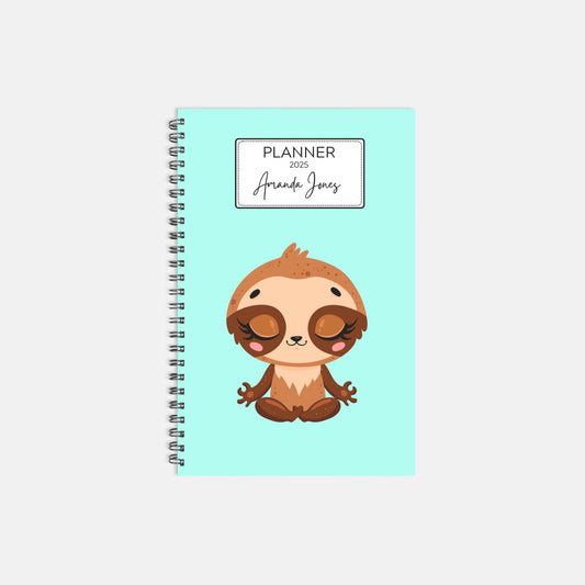 5.5 x 8.5 Personalized 2025 Planner Hardcover Spiral